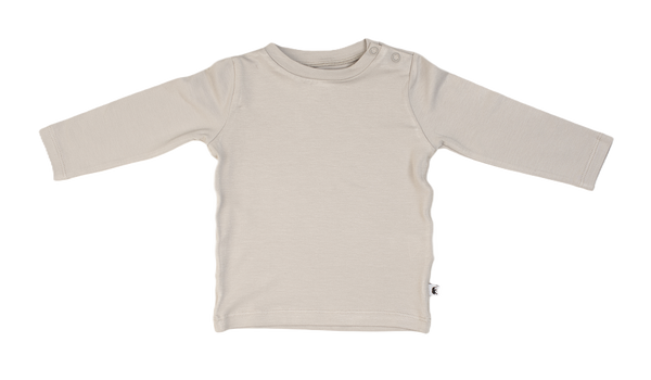 Bamboo Baby Long Sleeve T-Shirt - GREY