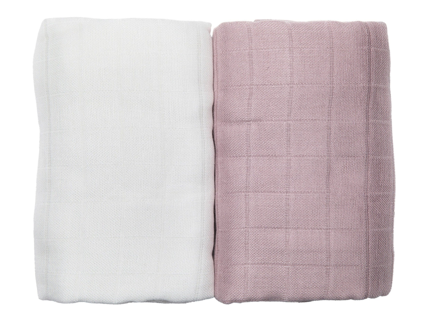 Muslin Blanket Rose / White